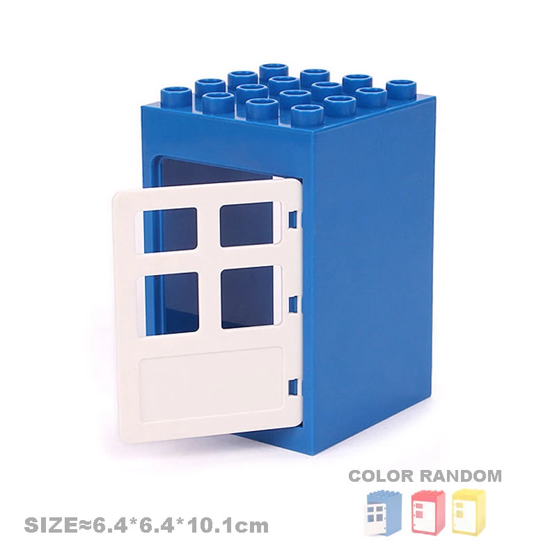 Big Particles Building Blocks House Parts Accessory Window Wall Roof