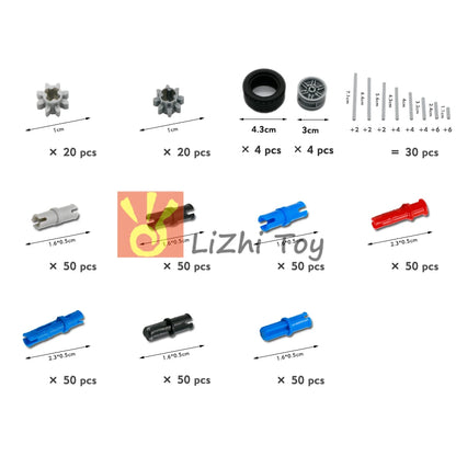 MOC Technical Compatible with Building Blocks Bricks