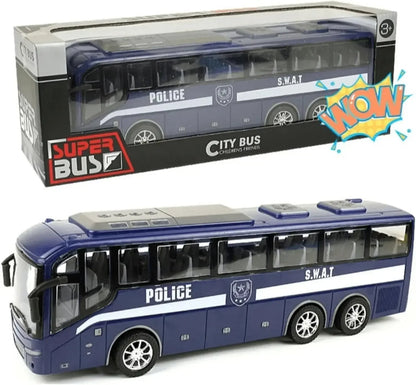 12.5" Large Size Yellow School Bus Toy for Toddlers, 1/16 Scale Die