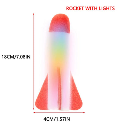 Kids Rocket Launcher Step Pump Power Air Pressed Stomp