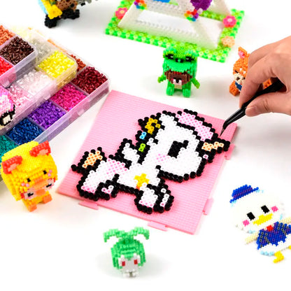 2.6mm Perler Hama Beads Set 3D Puzzle Iron Beads Toy