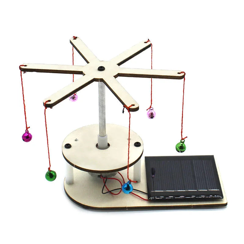 Wooden Solar Energy Conversion Model Kids Science Toy