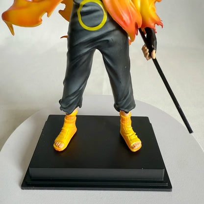 22cm Naruto Shippuden Anime Figure AK Uzumaki Naruto Uchiha Sasuke Action Model Pvc Statue