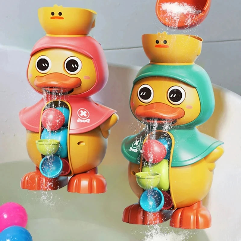 Kids Shower Bath Toys Cute Duck Bathtub Toys