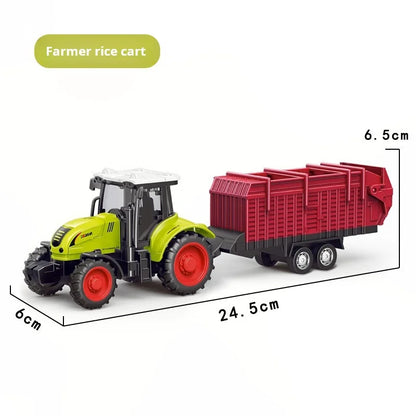 1pcs Simulation Farm Vehicles Mini Car Model Engineering Car