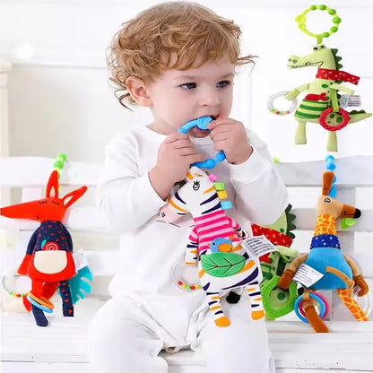 New Soft Giraffe Infant Crib Bed Stroller Baby Rattles For Newborns Car Sea