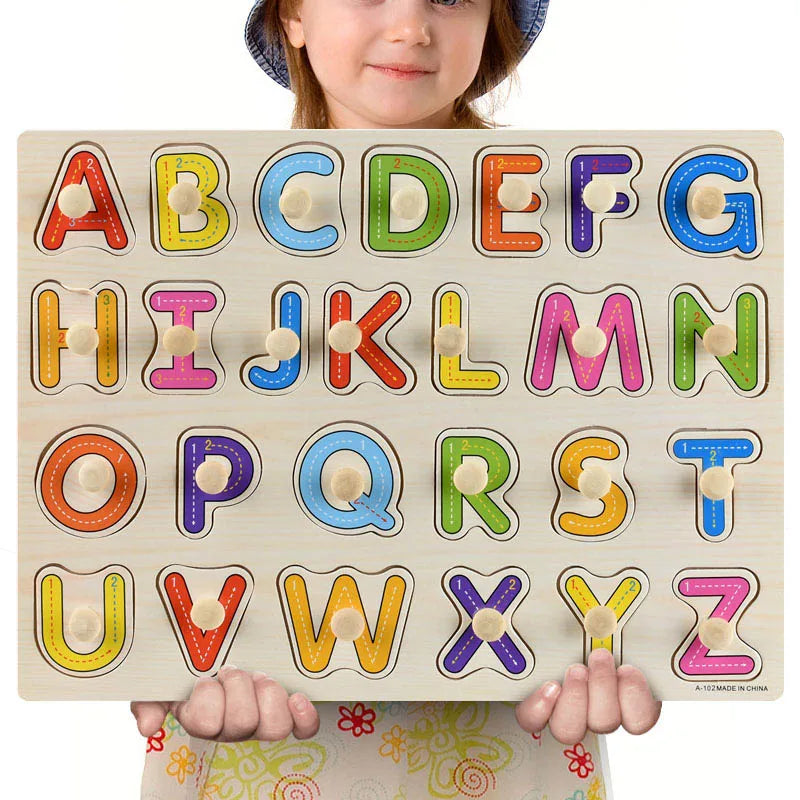 Wooden Puzzles Children Montessori Toys