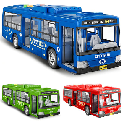 Extra Large City Bus Kids Toy with Lights Sounds