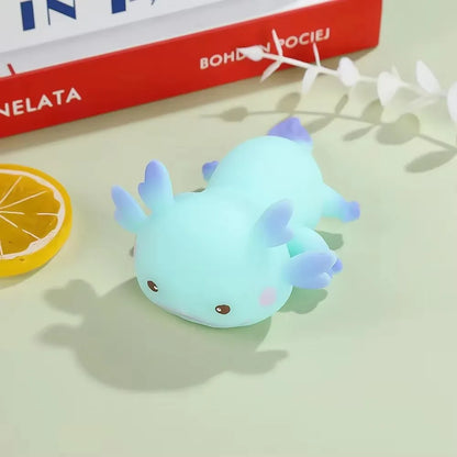 1/4pcs Axolotl Squeeze Ball Cute Fish Relax Cartoon Antistress Squishy