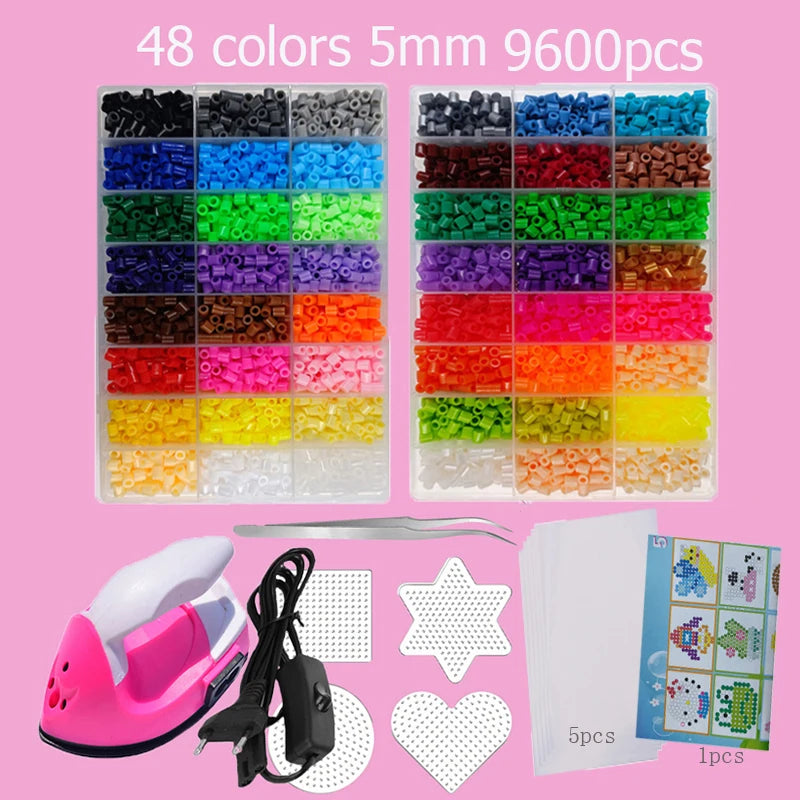Hama Beads Box Embalagem Thermal Mosaic Ferro Educação Beadss