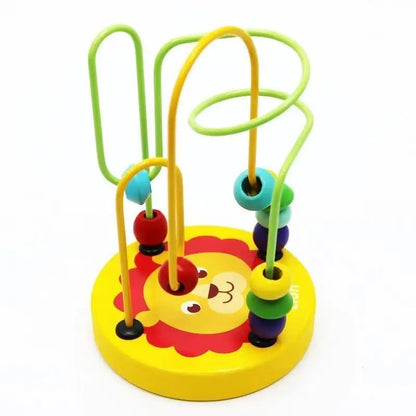 Wooden Roller Coaster Bead Maze Abacus Math Toys Toddler Early Educational Toys