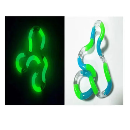 Temperature Change Rrainbow Deformable Rope Pressure Stress Relief Toys