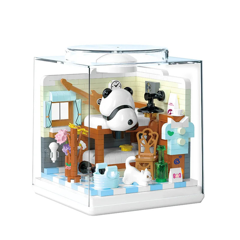 Fun Panda House Street View Series Hand-Assembled