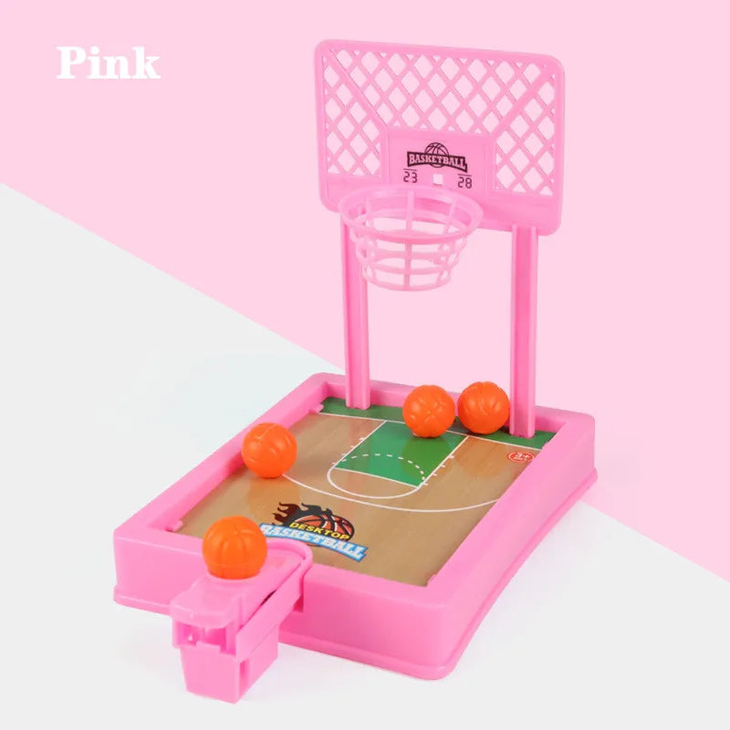 Mini Desktop Board Game Basketball Hoop Finger Shooting Machine