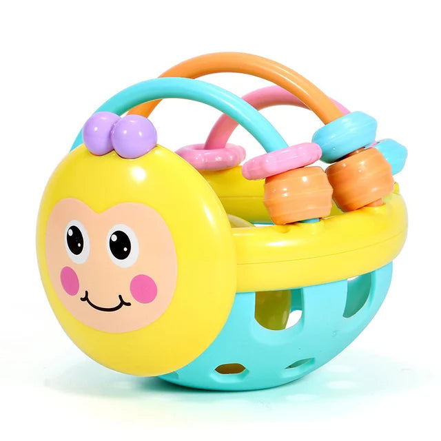 Baby Montessori Toys 0 6 12 Months Sensory Rattle Teether