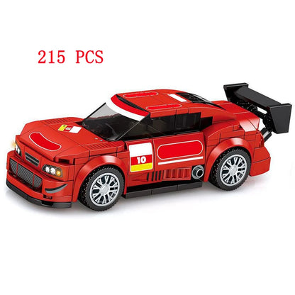 City Speed Racing MOC Car Sports Building Blocks Bricks Classic
