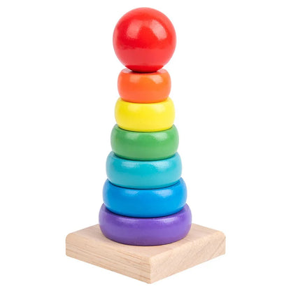 Montessori Toy Wooden Building Blocks Early Learning Educational Toys