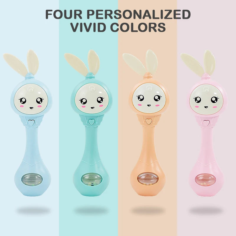 Baby Music Teether Rattle Toy for Child 0-12 Education Mobile Cot Kids
