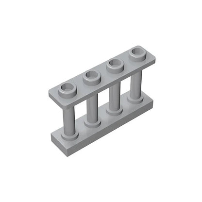 100pcs 15332 DIY Building Blocks 1x4 Railing Thick Figure