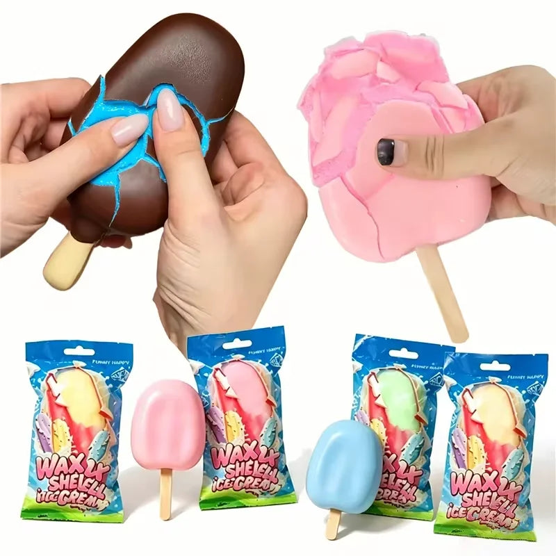 Chocolate Covered Ice Cream Squishy Crunchy Clay