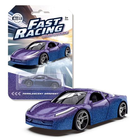 1:64 Color Change Alloy Car Toys for Kids Temperature Sensing Inertial Pull Back
