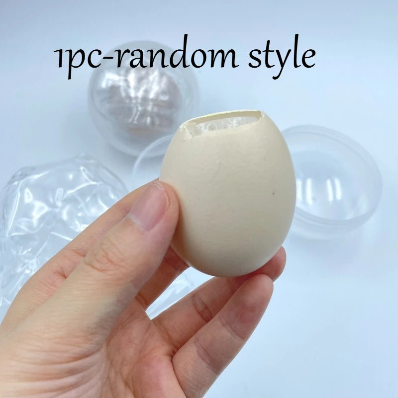 Realistic Silicone Egg Squeeze Toy Crack Egg Fidget
