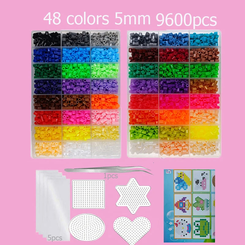 Hama Beads Box Embalagem Thermal Mosaic Ferro Educação Beadss