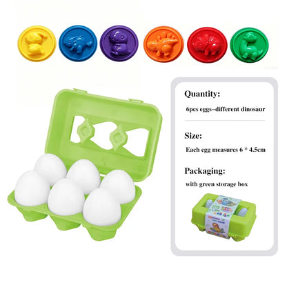 Montessori Games Baby Toy Smart Egg Shape Match Puzzle For Kids