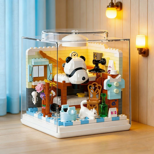 Fun Panda House Street View Series Hand-Assembled