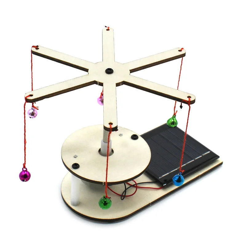 Wooden Solar Energy Conversion Model Kids Science Toy