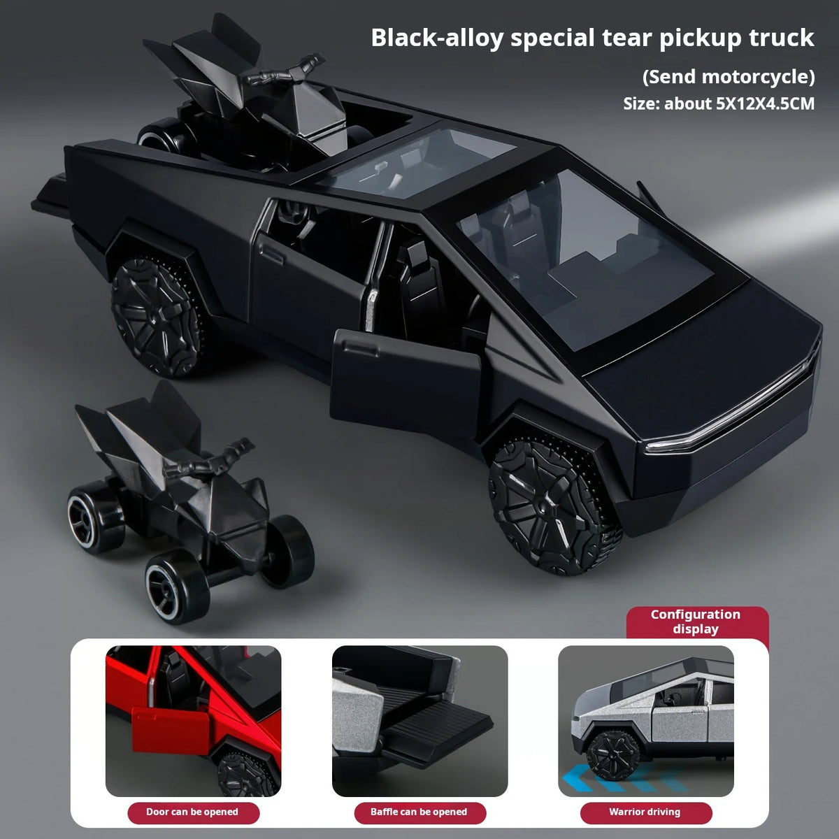 1:36 Cybertruck Toys Off Road Vehicle Die Cast Model Car