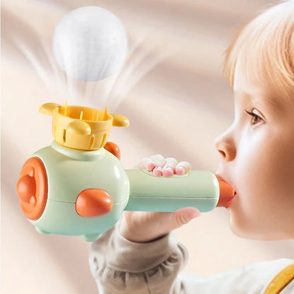 3 Style Children Breathing Practice Toy Whistling Floating Blowpipe Ball