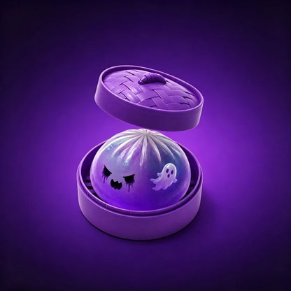 Glitter Halloween Ghost Dumplings Squishy Soft