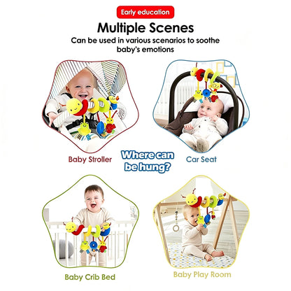 0-6Months Colorful Label Bed for Infants and Baby, Hanging Baby Comfort Toys
