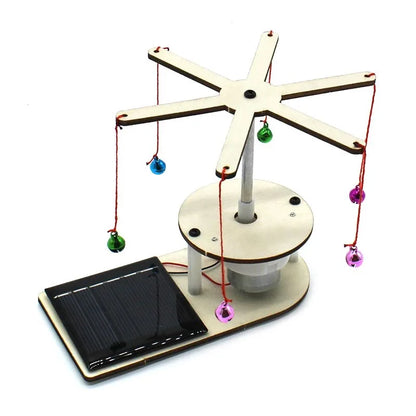 Wooden Solar Energy Conversion Model Kids Science Toy