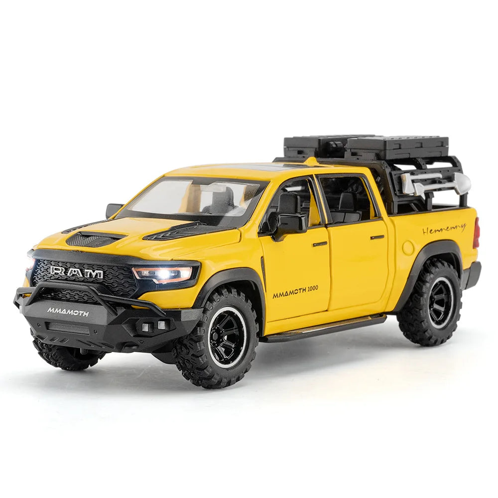 1:32 Dodge RAM 1000 TRX Mammoth Picku Alloy Car Model Sound And Light