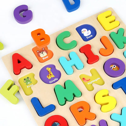 Alphabetic Arithmetic Number Geometric Shapes Educational Game Toy