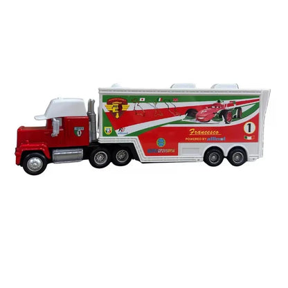 Pixar Cars Lightning McQueen Storm Jackson Mack Container Truck