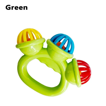 1/4PCS Newborn Hand Rattle Ball Baby Toys