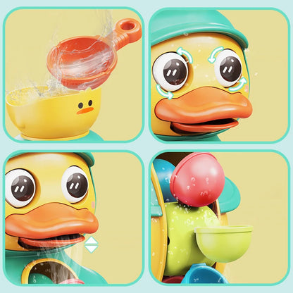 Kids Shower Bath Toys Cute Duck Bathtub Toys