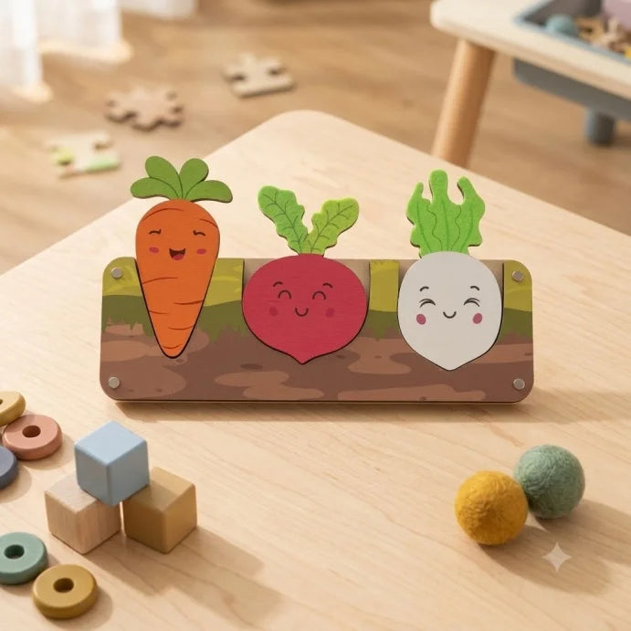 DIY Montessori Busy Board Accessories, Wooden Sensory Educational Toy