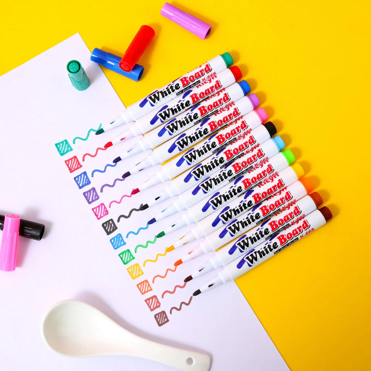 Whiteboard Markers Pen Suspension Kids Educational Painting Pen Toys