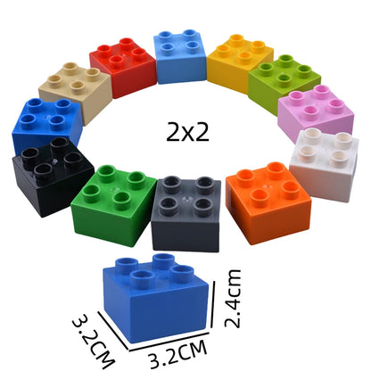 Big Building Blocks Basic Accessories Special-shaped Parts Assembly Compatible Large Bricks