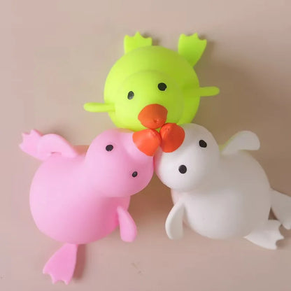Squishies Antistress Duck Fidgets Toys Cute Goose Animals Vent Toys