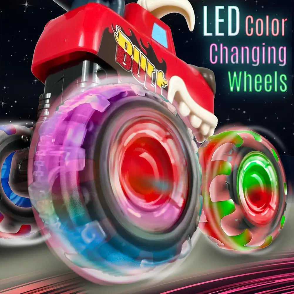 Monster Truck Toy Motion Activated Light-Up Cars