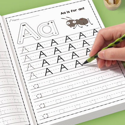 English Letter Uppercase Lowercase Practice Copybook Pen Control Training