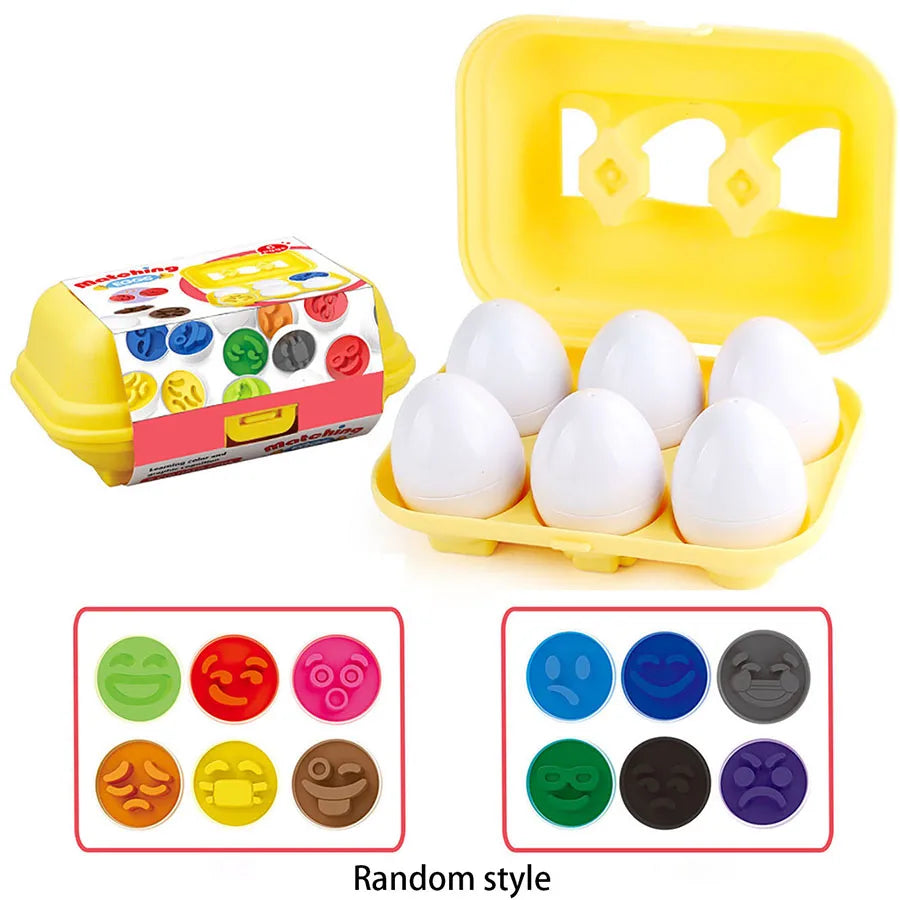 Montessori Eggs 3D Puzzle Learning Education Math Toys