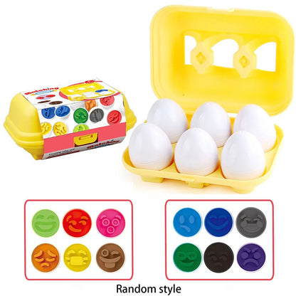 Montessori Eggs 3D Puzzle Learning Education Math Toys