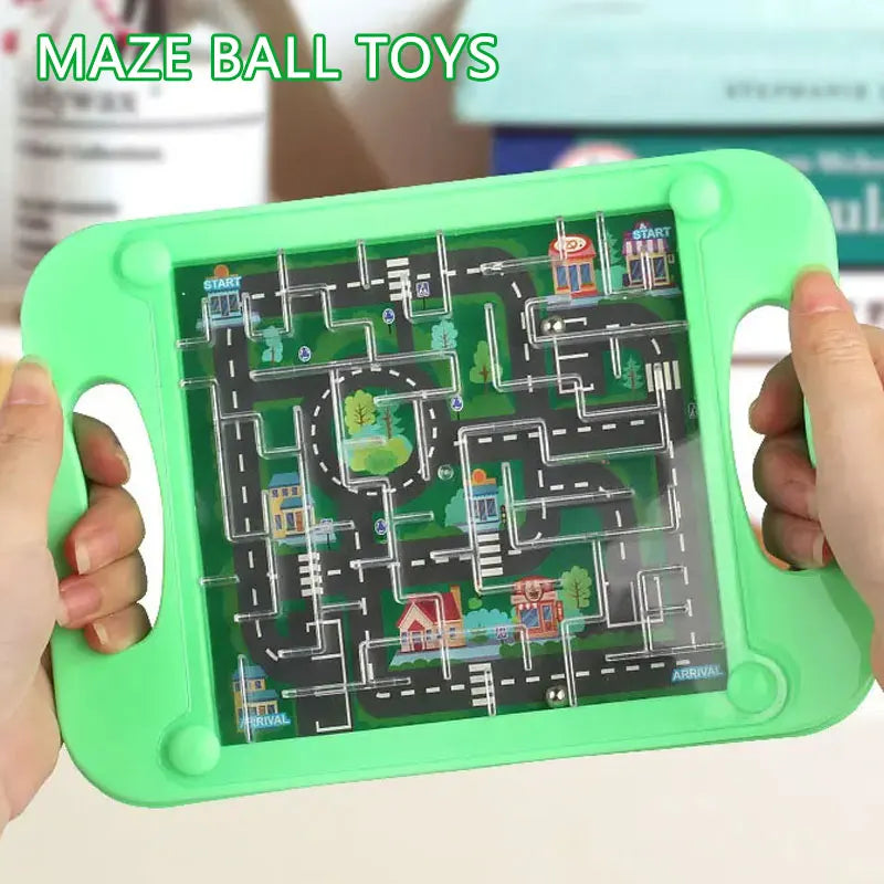 3D Maze Ball for Kids - Hand-eye Balance Gravity Memory Sequential Puzzle