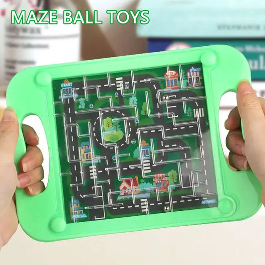 3D Maze Ball for Kids - Hand-eye Balance Gravity Memory Sequential Puzzle